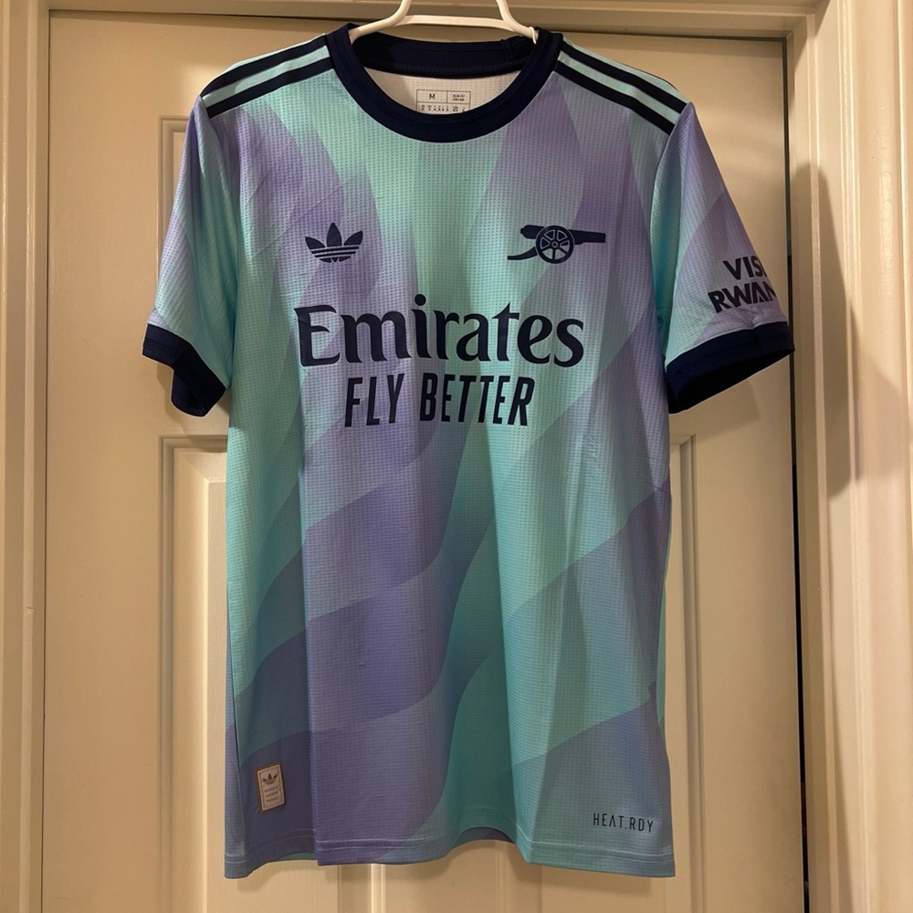 Adidas Arsenal FC William Saliba Player Issue EPL Jersey - Picture 2 of 12
